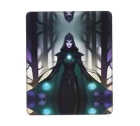 XZDAL WraithsAndWitches Multi-Color Thickened Rubber Lock Edge Mouse Pad 10 x 12 inch for Office, Gaming, Study, and Work Desk