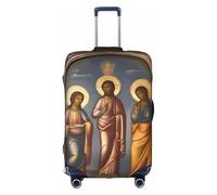 XZDCAL a Divine Frescoes Luggage Suitcase Cover.The cover does not include the suitcase itself, White, L