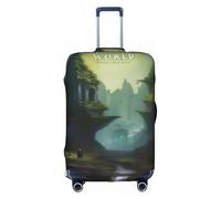 XZDCAL a Fallen World Luggage Suitcase Cover.The cover does not include the suitcase itself, White, S