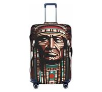 XZDCAL a Native Legends Luggage Suitcase Cover.The cover does not include the suitcase itself, White, XL