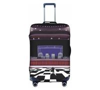 XZDCAL a On Stage Luggage Suitcase Cover.The cover does not include the suitcase itself, White, M