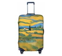 XZDCAL a Van Gogh Fields Luggage Suitcase Cover.The cover does not include the suitcase itself, White, S