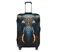 XZDCAL Eerie Elephant Luggage Suitcase Cover.The cover does not include the suitcase itself, White, L