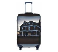 XZDCAL HallowedHaunts Luggage Suitcase Cover.The cover does not include the suitcase itself, White, M