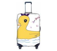 XZDCAL little yellow duck Luggage Suitcase Cover.The cover does not include the suitcase itself, White, L