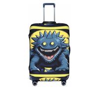 XZDCAL MidnightMonsters Luggage Suitcase Cover.The cover does not include the suitcase itself, White, M
