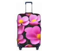 XZDCAL Pink Petals Luggage Suitcase Cover.The cover does not include the suitcase itself, White, XL