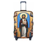 XZDCAL Religious Art Luggage Suitcase Cover.The cover does not include the suitcase itself, White, S