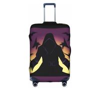 XZDCAL SinisterShadows Luggage Suitcase Cover.The cover does not include the suitcase itself, White, XL