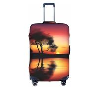 XZDCAL Sunset Dreams Luggage Suitcase Cover.The cover does not include the suitcase itself, White, XL