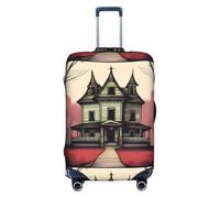 XZDCAL TerrifyingTales Luggage Suitcase Cover.The cover does not include the suitcase itself, White, L
