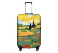 XZDCAL Van Gogh Fields Luggage Suitcase Cover.The cover does not include the suitcase itself, White, XL