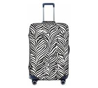 XZDCAL white colour with african patt Luggage Suitcase Cover.The cover does not include the suitcase itself, White, S