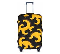 XZDCAL Yellow four-legged beast Luggage Suitcase Cover.The cover does not include the suitcase itself, White, S