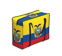 XZDDX Flag of Ecuador Foldable Shopping Bag Full Print Polyester Large Capacity For Picnic Travel Camping