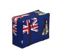 XZDDX Flag of the Cayman Islands Foldable Shopping Bag Full Print Polyester Large Capacity For Picnic Travel Camping