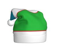 XZDDX Flag of the Republic of Uzbekistan Adult Christmas Hat Plush Holiday Party Decoration for Festival Event Stage Headwear
