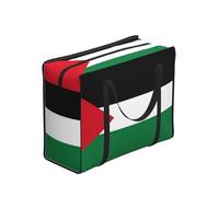 XZDDX Flag of the State of Palestine Foldable Shopping Bag Full Print Polyester Large Capacity For Picnic Travel Camping