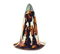 XZDDX mech robot for war Hooded Cape M For Teenagers Halloween Cosplay Cloak Masquerade Costume Carnival Role Play