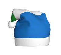 XZDDX Sierra Leone flag Adult Christmas Hat Plush Holiday Party Decoration for Festival Event Stage Headwear