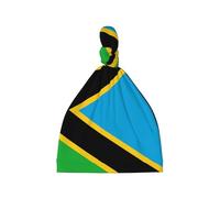 XZDDX Tanzania Flag Baby Winter Warm Hat, Soft Polyester Newborn Headwear for 0-6 Months, Cute and Comfortable Black
