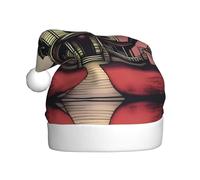 XZDDX TerrifyingTales Adult Christmas Hat Plush Holiday Party Decoration for Festival Event Stage Headwear