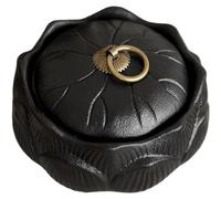 XZDEAIR Retro Ashtray with Cover Ceramic Hand Frosted Tabletop Decoration Ash Tray Household Modern Ashtrays Smoking Accessories
