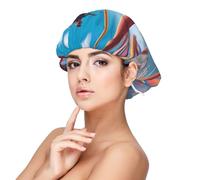 XZDLXJ a Thrill Seeker Satin Sleep Cap for Adults - Hair Protection and Comfort Black, Black, One size