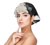 XZDLXJ CreepyCreatures Satin Sleep Cap for Adults - Hair Protection and Comfort Black, Black, One size