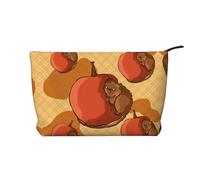 XZDLXJ Cute little hamster Corduroy cosmetic bag, suitable for travel and daily use, Sturdy Lining, Ensures Longevity, Black, One Size