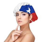 XZDLXJ Flag of Chile Satin Sleep Cap for Adults - Hair Protection and Comfort Black, Black, One size