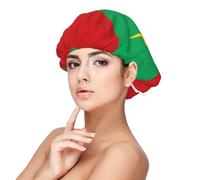 XZDLXJ Flag of Mauritania Satin Sleep Cap for Adults - Hair Protection and Comfort Black, Black, One size