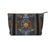 XZDLXJ Holy Visions Corduroy cosmetic bag, suitable for travel and daily use, Sturdy Lining, Ensures Longevity, Black, One Size