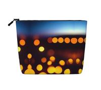 XZDLXJ raven bird Water-Resistant Linen-Look Single-Layer Makeup Pouch with Zipperfor Your Daily or Travel Needs, Black, One Size