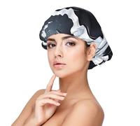 XZDLXJ Seals on ice Satin Sleep Cap for Adults - Hair Protection and Comfort Black, Black, One size