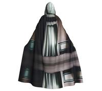 XZDLYY Adult GhostlyGlimpses Hooded Cloak for Cosplay, Masquerade, and Theme Parties Comfortable, Durable, and Stylish