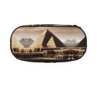 XZDLYY Portable Lightweight Ancient Wonders Pencil Bag Cosmetic Storage Bag for Stationery, and Small Items