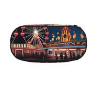 XZDLYY Portable Lightweight CursedCarnival Pencil Bag Cosmetic Storage Bag for Stationery, and Small Items