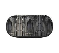XZDLYY Portable Lightweight Gothic Cathedrals Pencil Bag Cosmetic Storage Bag for Stationery, and Small Items