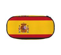 XZDLYY Portable Lightweight Spanish flag Pencil Bag Cosmetic Storage Bag for Stationery, and Small Items