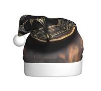 XZDPY Magical Design Norse Runes Compass Christmas Hat for Adult, Holiday Party Costume Accessory, Santa Claus Event Headwear