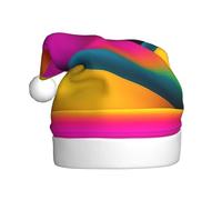XZDPY Modern minimalist art Christmas Hat for Adult, Holiday Party Costume Accessory, Santa Claus Event Headwear