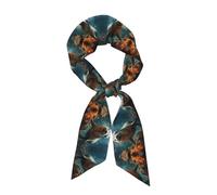 XZDPY Seal pup in water Satin Silk Scarf for Women - Fashion Headband, Shawl, Travel Accessory, Lightweight