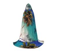 XZDZDG Caribbean Islands Hooded Cape Small Cosplay Cloak, Halloween Costume, Role Play, Theme Party, Stage Performance