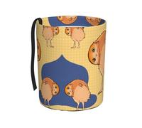 XZDZDG Crooked Owl Car Trash Can - Durable Oxford Fabric, Waterproof & Portable for All Vehicles