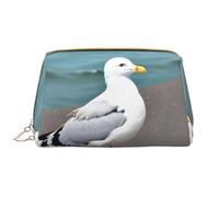 XZDZDG Cute seagull Printed Makeup Bag, Reusable Cosmetic Bag for Toiletry Travel, Cute Style for Women