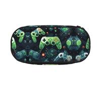 XZDZDG Lightweight and Durable Gamepad Circuit Version Printed Pencil Case for Organized Storage of Study Supplies and Cosmetics