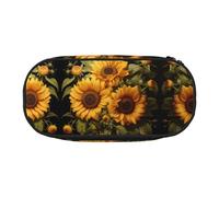 XZDZDG Lightweight and Durable with the yellow sunflower Printed Pencil Case for Organized Storage of Study Supplies and Cosmetics