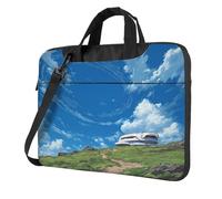 XZDZWK 13 inch Shockproof Laptop Bag Unique Serenity in Bloom Pattern Light and Easy To Carry Suitable for Business Trips