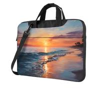 XZDZWK 13 inch Shockproof Laptop Bag Unique The Sea At Low Tide Pattern Light and Easy To Carry Suitable for Business Trips